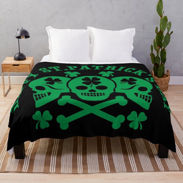 Item preview, st. Patrick skull, grunge vintage design  designed and sold by amid999.
