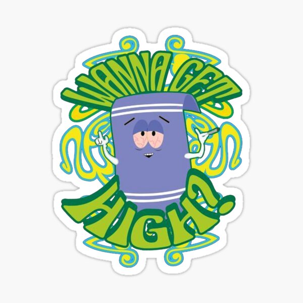 South Park Towelie Die Cut Sticker