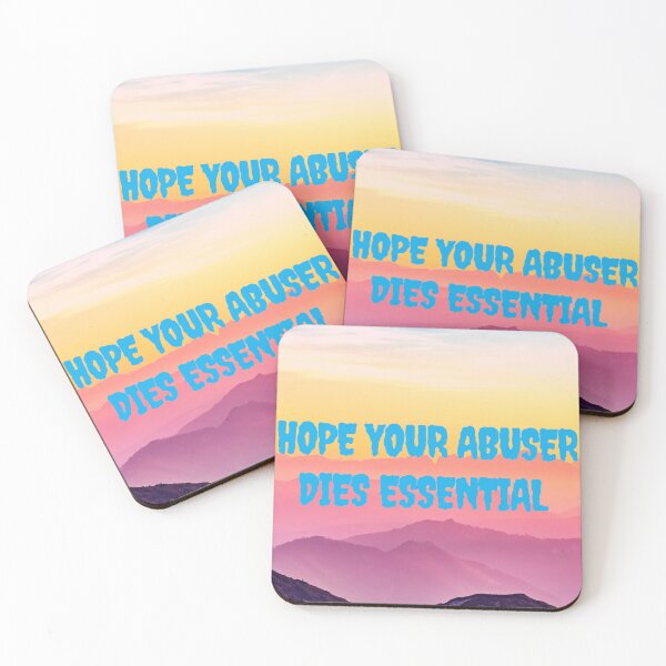 Item preview, Hope Your Abuser Dies Essential T-Shirt designed and sold by HAZGIVAB.