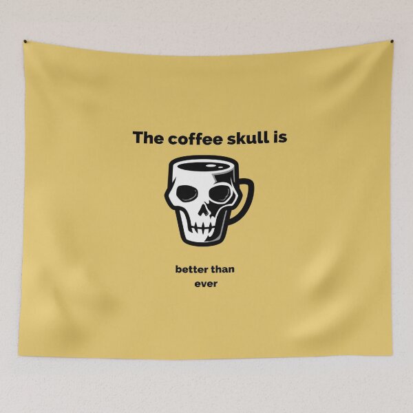 Item preview, Coffee skull makes everything better designed and sold by mankelll.