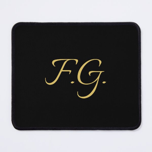 Item preview, FG Initials | Gold Lettering | Personalised Gifts designed and sold by Avo And Sriracha.