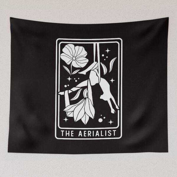 Item preview, Aerialist Floral Acrobatics Dancer Aerial Silk Circus Sports designed and sold by TomGiantDesigns.