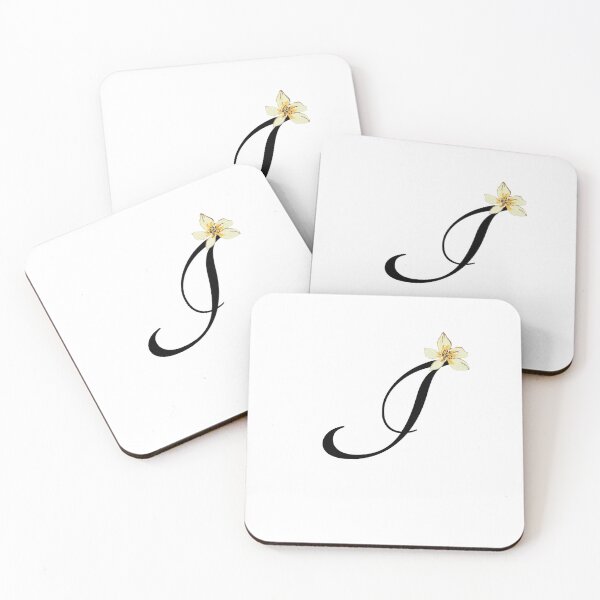 Item preview, letter I , I botanical monogram, I floral monogram designed and sold by SincerelyKate.