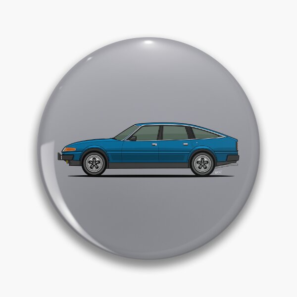Item preview, Rover SD1 3500 Single Illustration - Blue designed and sold by RJWautographics.