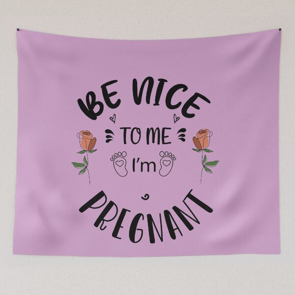 Item preview,  funny be nice to me i'm pregnant, gift idea for mothe'rs day,birthday,pegnant announcement designed and sold by ourpretty.