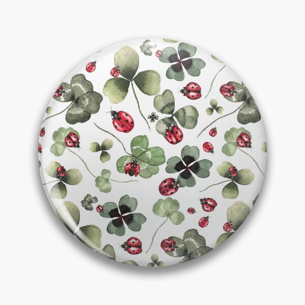Item preview, Lucky Ladybugs and Clovers Pattern designed and sold by RubatoArts.