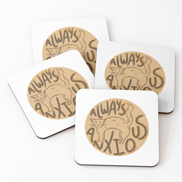 Item preview, Always Anxious Cat designed and sold by rinill.