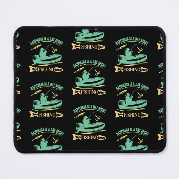 Item preview, Happiness is a Day Spent Fishing Funny Fishing Lovers Colorful Gift  designed and sold by pedrored369.
