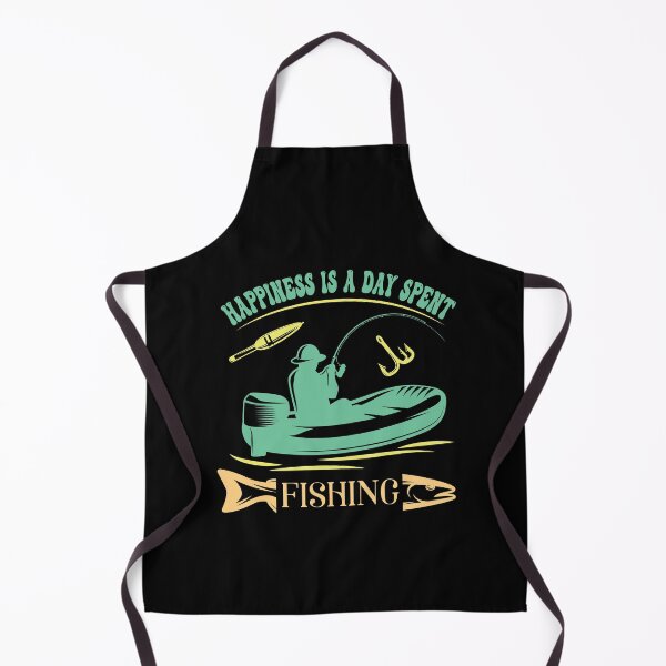 Item preview, Happiness is a Day Spent Fishing Funny Fishing Lovers Colorful Gift designed and sold by pedrored369.