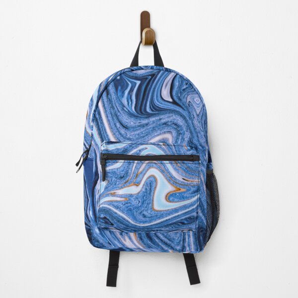 Item preview, Blue Abstract Marble Shape designed and sold by Shonti.
