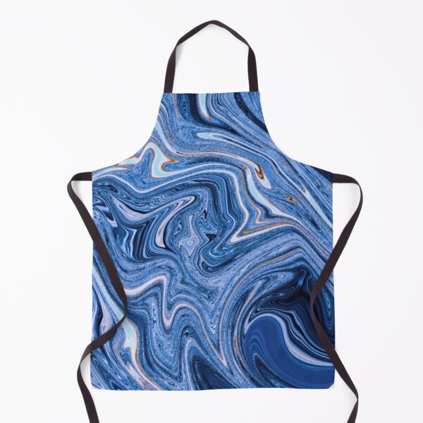 Item preview, Blue Abstract Marble Shape designed and sold by Shonti.