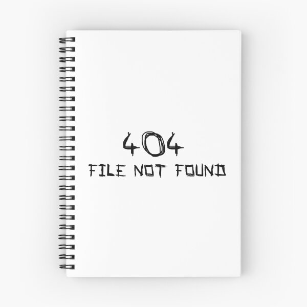 Item preview, 404 file not found designed and sold by LightNoirDesign.
