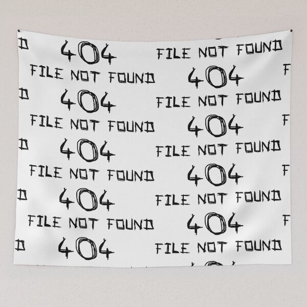 Item preview, 404 file not found designed and sold by LightNoirDesign.