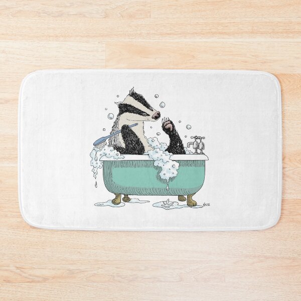 Item preview, Bathin' Badger designed and sold by shiro.