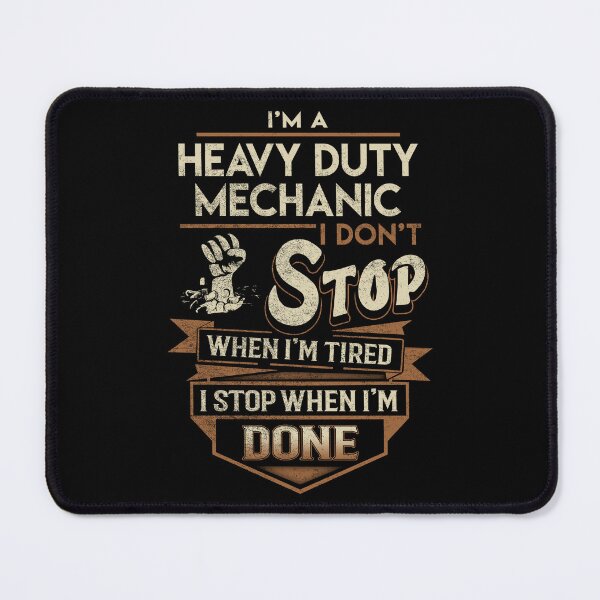 Item preview, Heavy Duty Mechanic T Shirt - I Stop When Done Job Gift Item Tee designed and sold by paneczkopat.