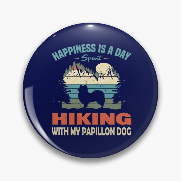 Item preview, Happiness Is A Day Spent Hiking With My Papillon Dog, Gift ideas papillon dog designed and sold by TheBest94.