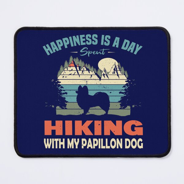Item preview, Happiness Is A Day Spent Hiking With My Papillon Dog, Gift ideas papillon dog designed and sold by TheBest94.