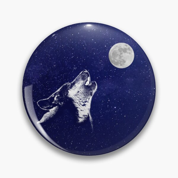 Item preview, WOLF HOWLING AT THE MOON, FULL MOON WOLF designed and sold by Danicus666.