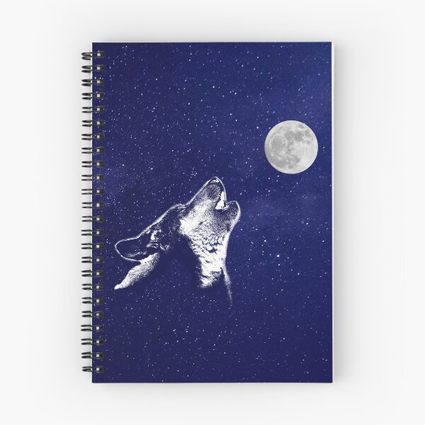 Item preview, WOLF HOWLING AT THE MOON, FULL MOON WOLF designed and sold by Danicus666.
