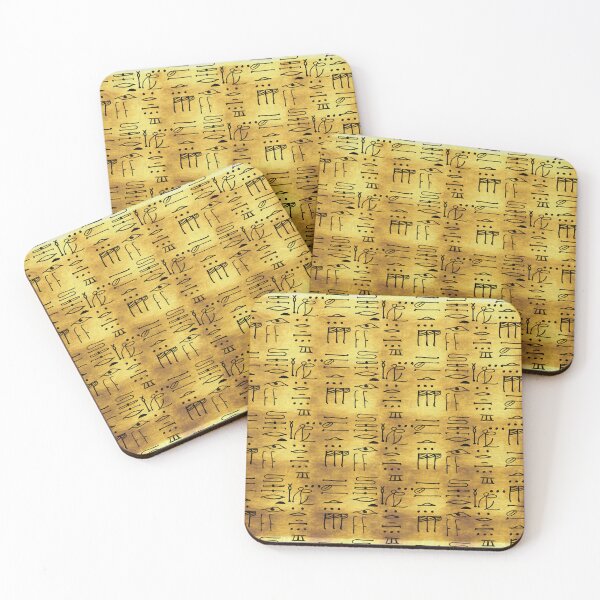 Item preview, Ancient Egyptian Hieroglyphs Pattern designed and sold by  beba.universe222.