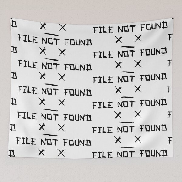 Item preview, File not Found designed and sold by LightNoirDesign.