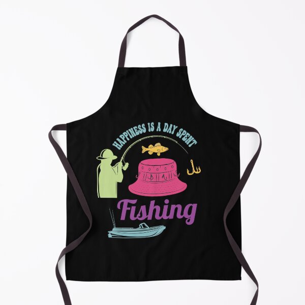 Item preview, Happiness is a Day Spent Fishing Funny Fishing Lovers Cute Colorful Gift designed and sold by pedrored369.