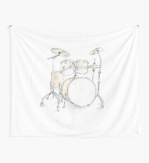 Drum set Wall Tapestry