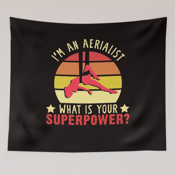 Item preview, Aerialist Superpower Aerial Silk Acrobatics Dancer Circus designed and sold by TomGiantDesigns.