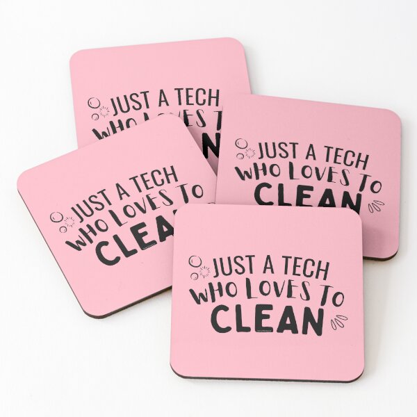 Item preview, Just a Tech Who Loves to Clean Housekeeping Cleaning Lady designed and sold by SavvyCleaner.