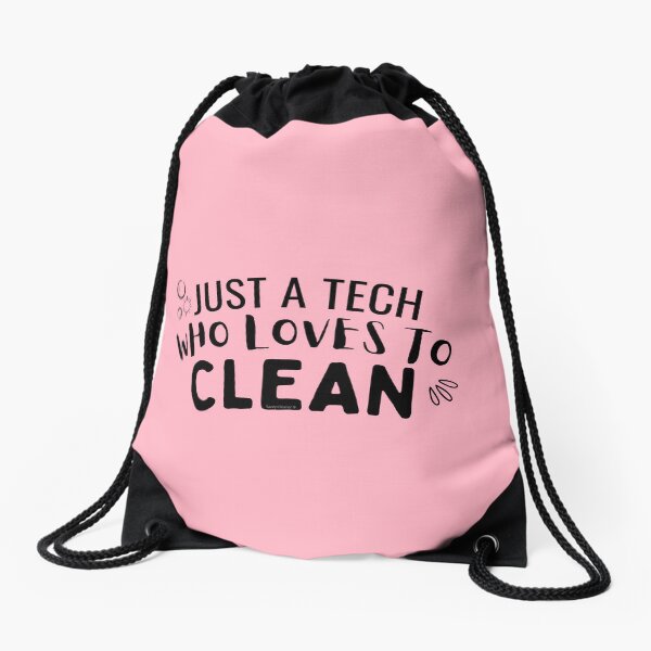 Item preview, Just a Tech Who Loves to Clean Housekeeping Cleaning Lady designed and sold by SavvyCleaner.