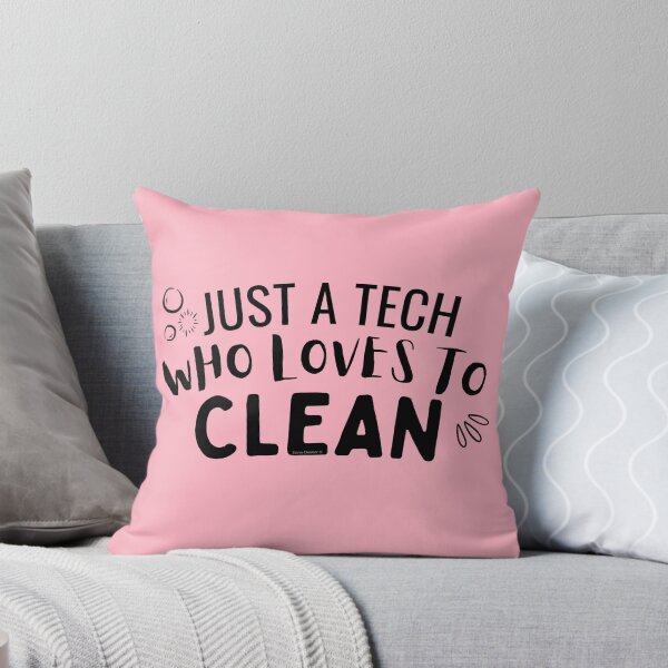 Item preview, Just a Tech Who Loves to Clean Housekeeping Cleaning Lady designed and sold by SavvyCleaner.