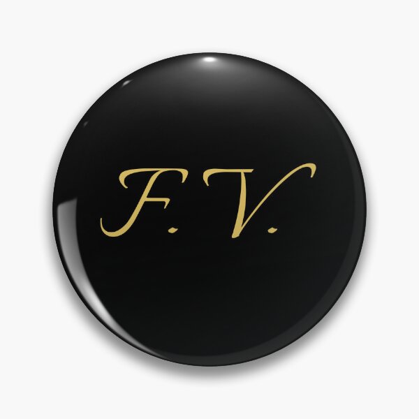Item preview, FV Initials | Gold Lettering | Personalised Gifts designed and sold by Avo And Sriracha.