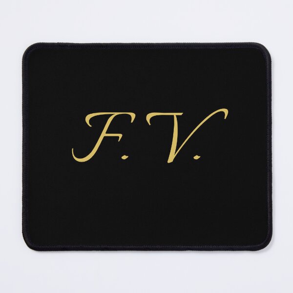 Item preview, FV Initials | Gold Lettering | Personalised Gifts designed and sold by Avo And Sriracha.