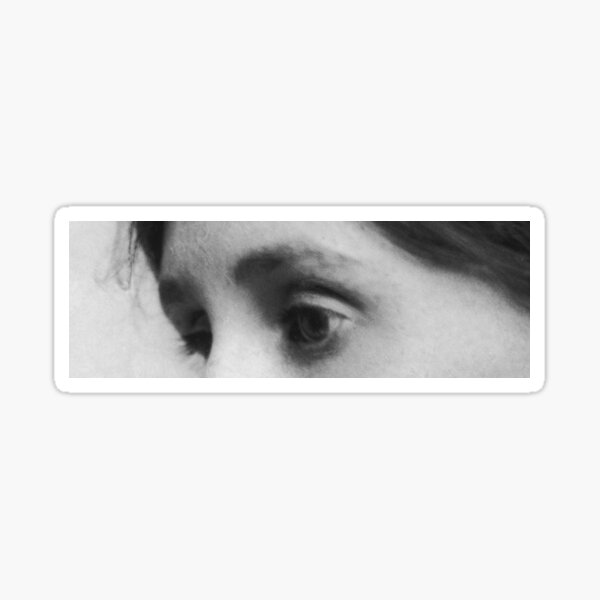Item preview, Virginia Woolf eyes portrait  designed and sold by depresseddinner.