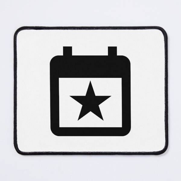 Item preview, MDI calendar-star designed and sold by GnarlyFurtardo.
