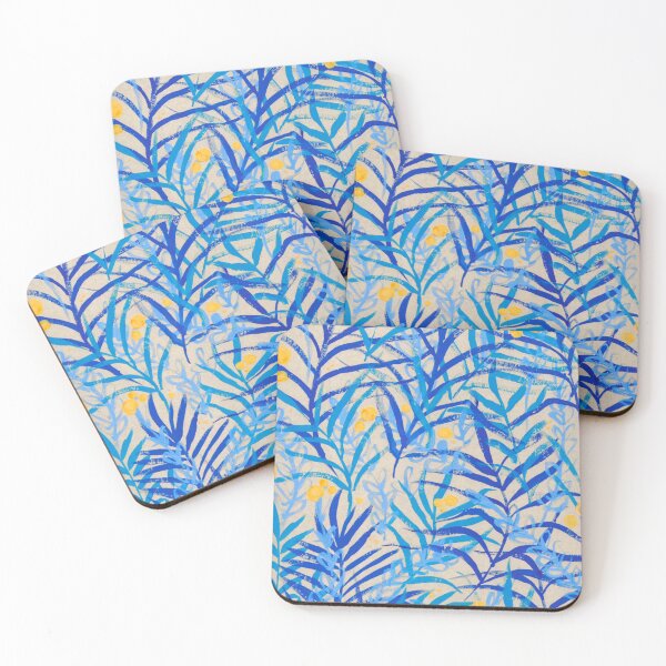 Item preview, Blue palms designed and sold by Mariana Boulton.