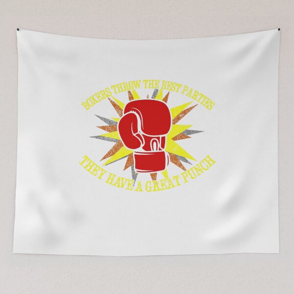 Item preview, Boxers  throw the best parties Design for a Boxing MMA Fan designed and sold by sebastian3210.