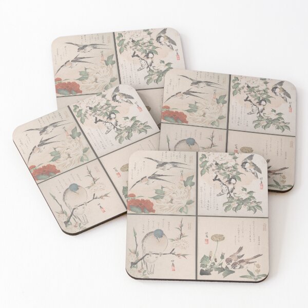 Item preview, Spring Rain Collection - Hokuba Vintage Japanese Art Restored designed and sold by molamode.