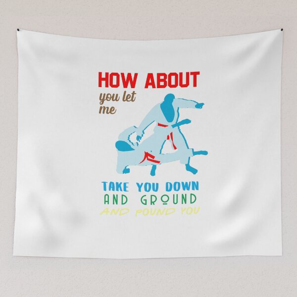 Item preview, How about let me take you down Design for a Boxing MMA Fan designed and sold by sebastian3210.