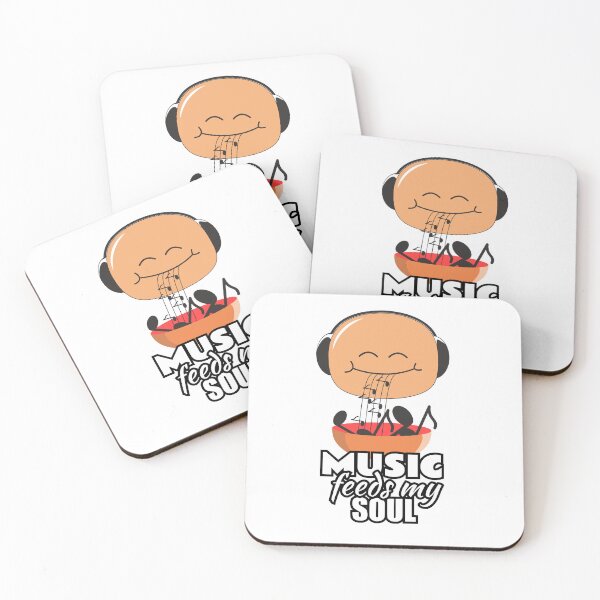 Item preview, Music feeds my soul noodles designed and sold by ⭐ Tee Shirt 89 ⭐.