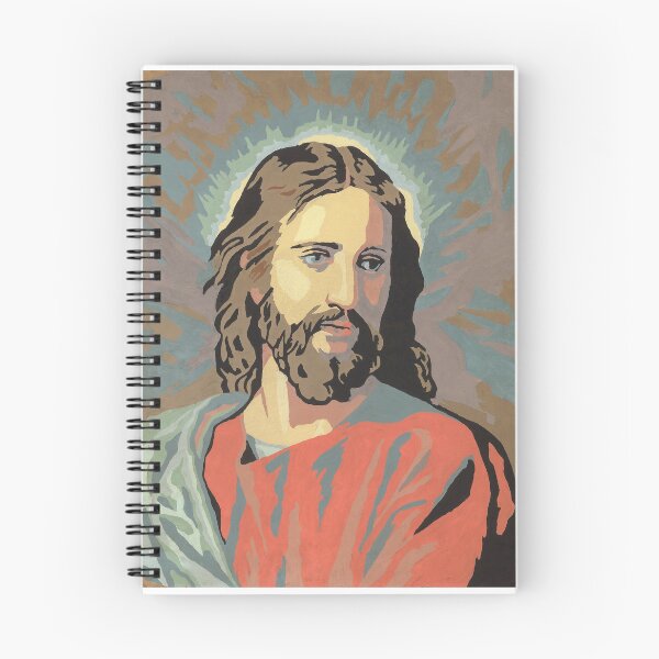 Item preview, Vintage Roman Catholic Jesus Christ Painting  designed and sold by Grace  Zazzaro.
