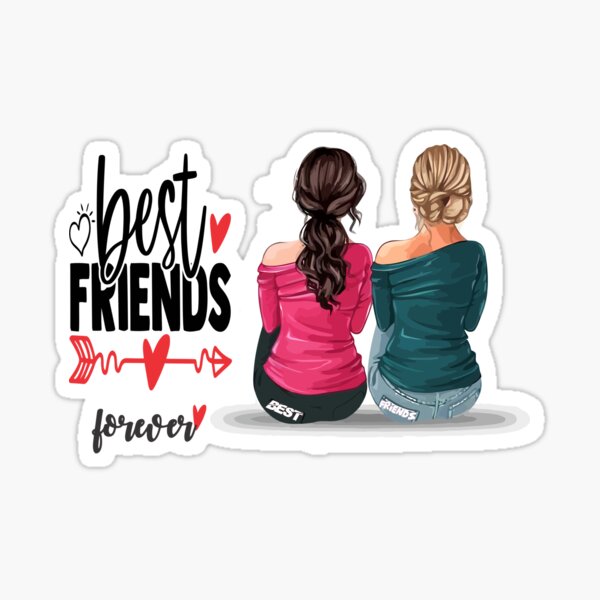 Best Friend Foreverfunny Best Friend Sticker For Sale By