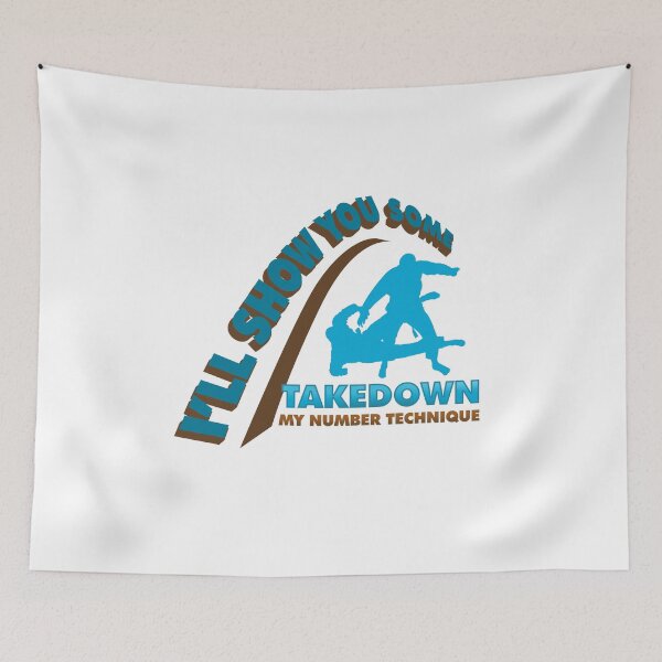 Item preview, Takedown my number Design for a Boxing MMA Fan designed and sold by sebastian3210.