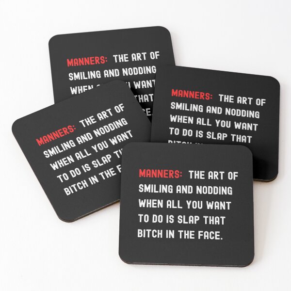 Item preview, Manners!! designed and sold by UglyBoyDesign.