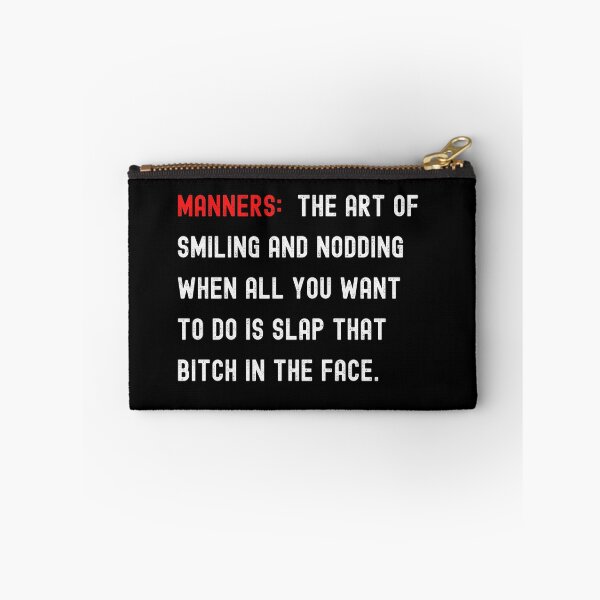 Item preview, Manners!! designed and sold by UglyBoyDesign.