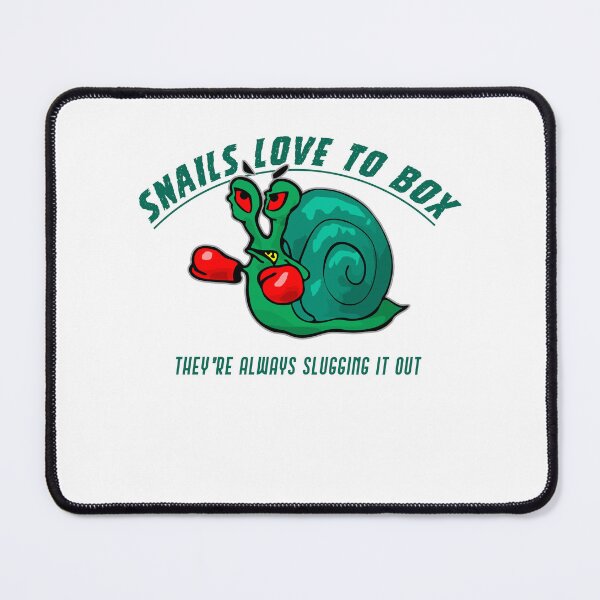 Item preview, Snails love to Box Design for a Boxing MMA Fan designed and sold by sebastian3210.