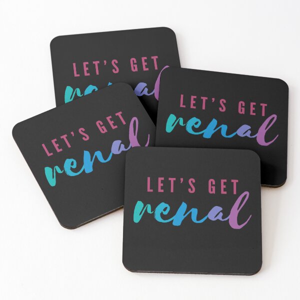 Item preview, Let's Get Renal | Funny Nephrology Kidney Pun  designed and sold by Cardinal Designs.