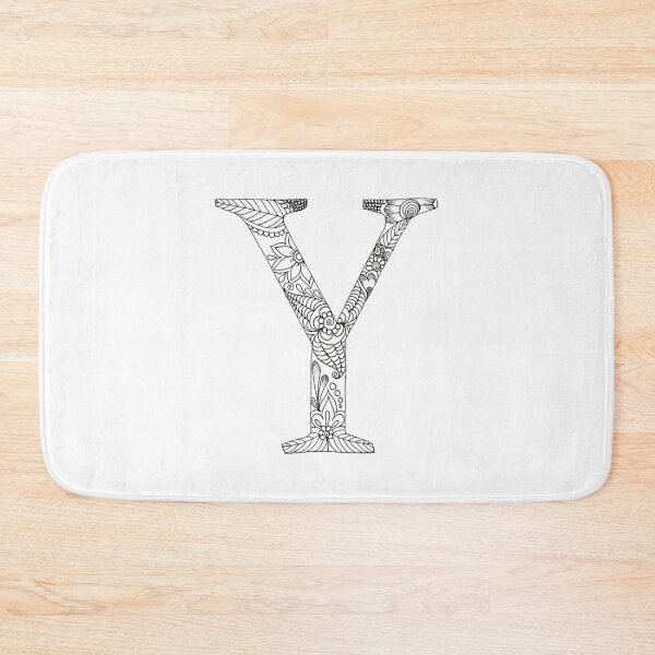 Item preview, Henna Alphabet Y / Henna Letter Y - Black Henna Line Art designed and sold by Mrs-PenLine.