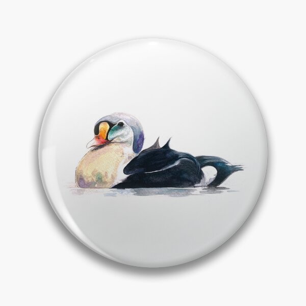 Item preview, King Eider watercolor designed and sold by cheezup.