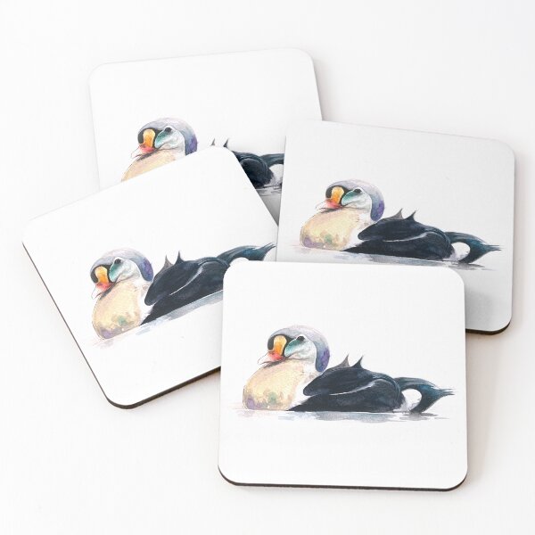 Item preview, King Eider watercolor designed and sold by cheezup.